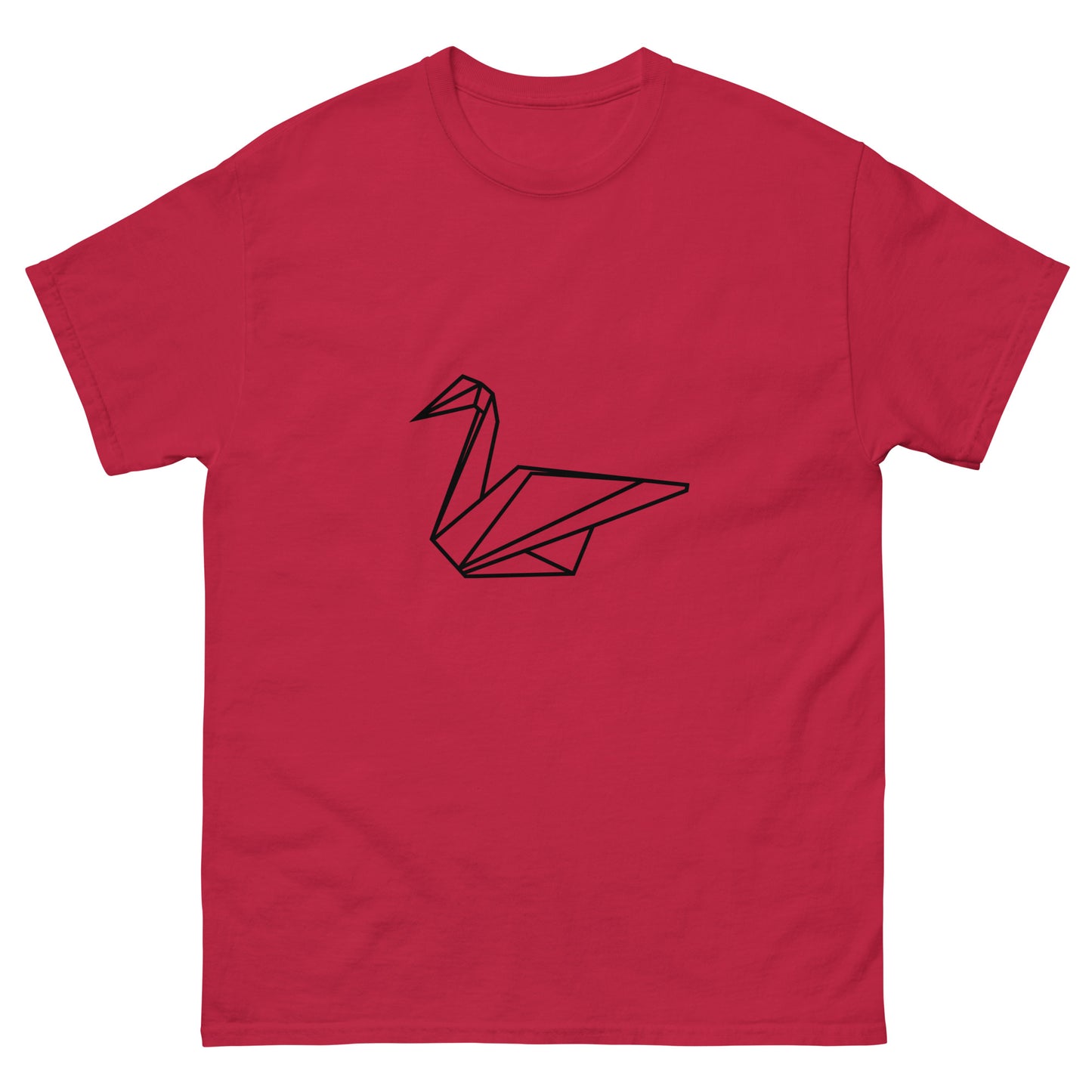 Swan (black) - Origami Series - Men's classic tee