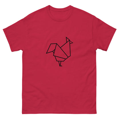 Rooster (black) - Origami Series - Men's classic tee