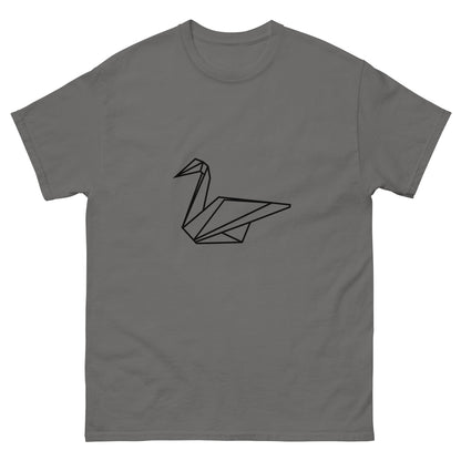 Swan (black) - Origami Series - Men's classic tee