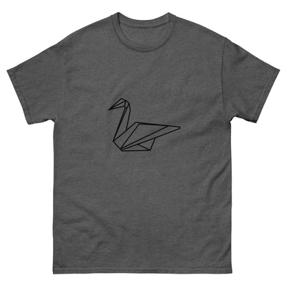 Swan (black) - Origami Series - Men's classic tee