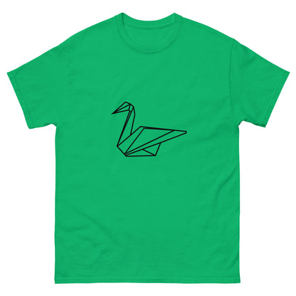 Swan (black) - Origami Series - Men's classic tee