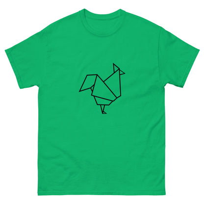 Rooster (black) - Origami Series - Men's classic tee