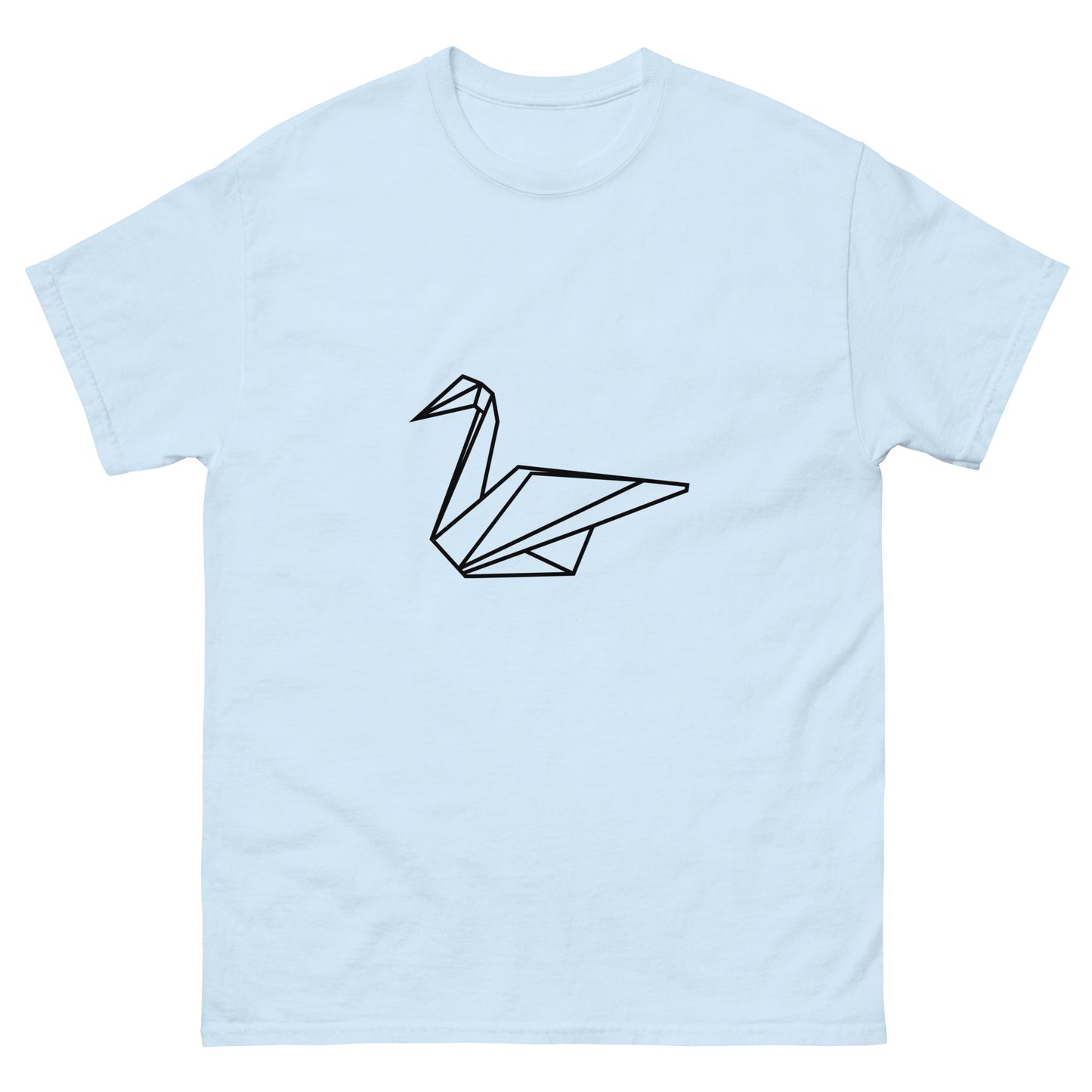 Swan (black) - Origami Series - Men's classic tee
