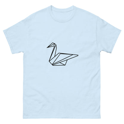 Swan (black) - Origami Series - Men's classic tee