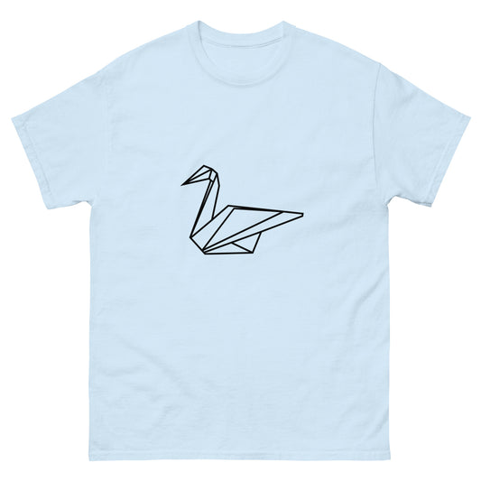 Swan (black) - Origami Series - Men's classic tee