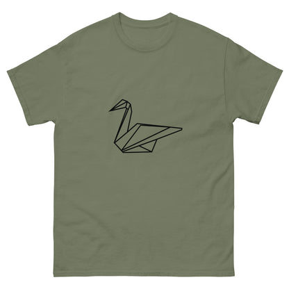 Swan (black) - Origami Series - Men's classic tee