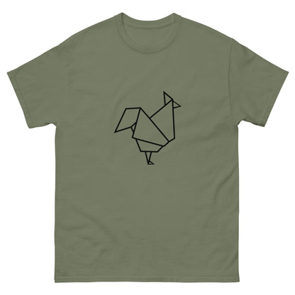 Rooster (black) - Origami Series - Men's classic tee