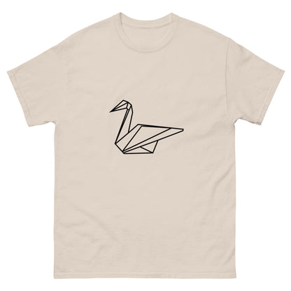 Swan (black) - Origami Series - Men's classic tee