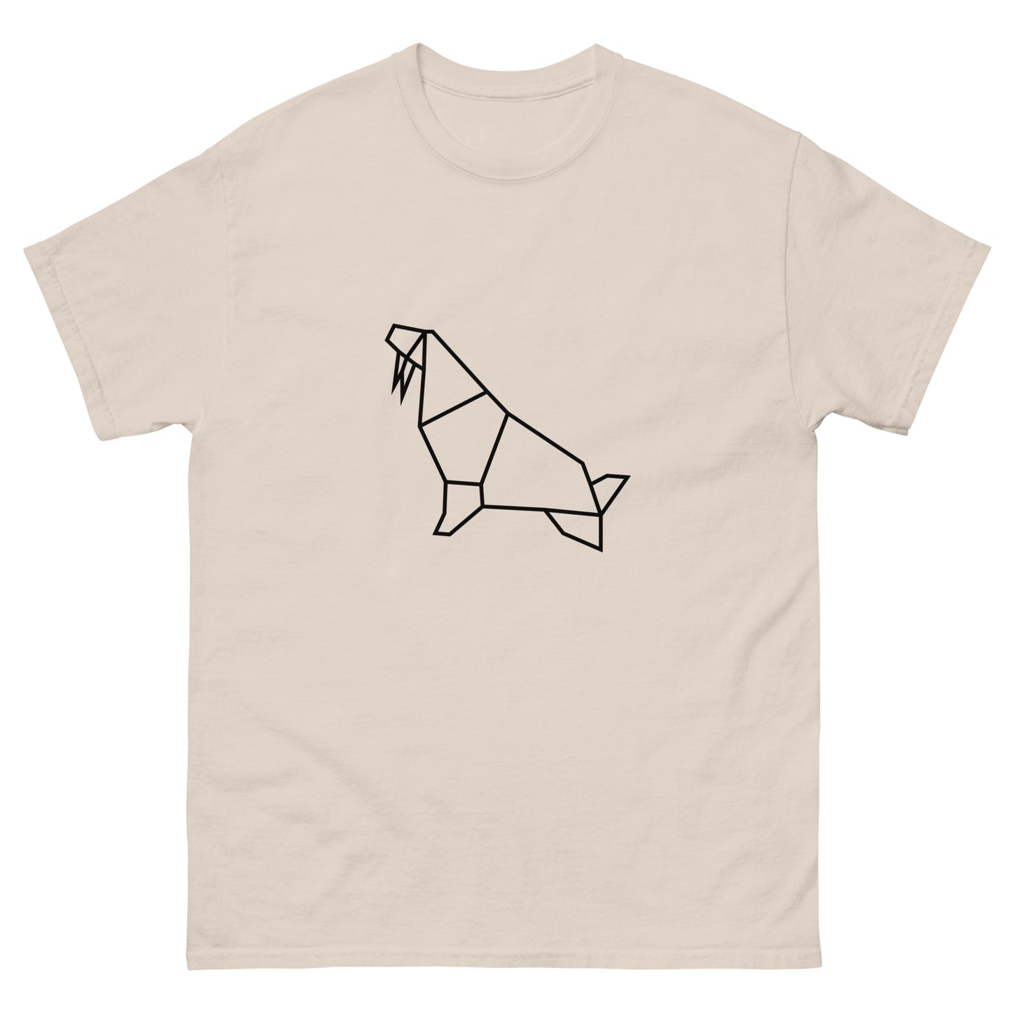 Walrus (black) - Origami Series - Men's classic tee