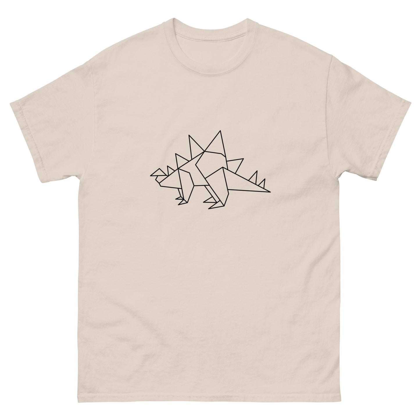Stegosaurus (black) - Origami Series - Men's classic tee