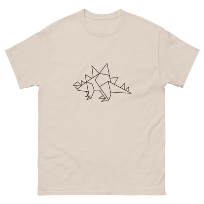 Stegosaurus (black) - Origami Series - Men's classic tee