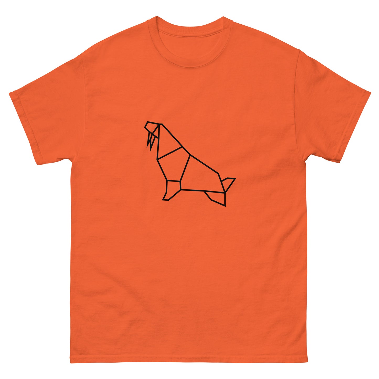 Walrus (black) - Origami Series - Men's classic tee