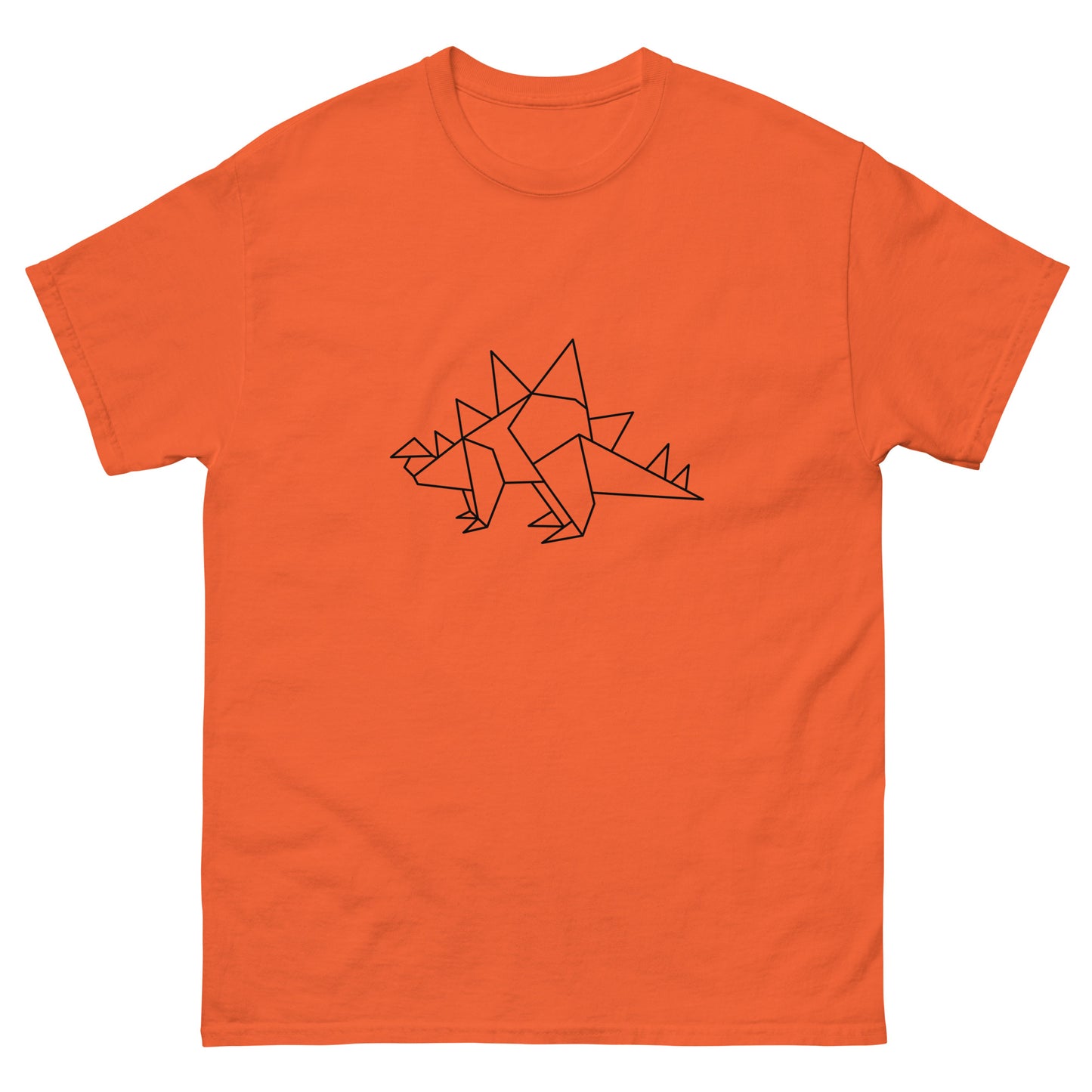 Stegosaurus (black) - Origami Series - Men's classic tee