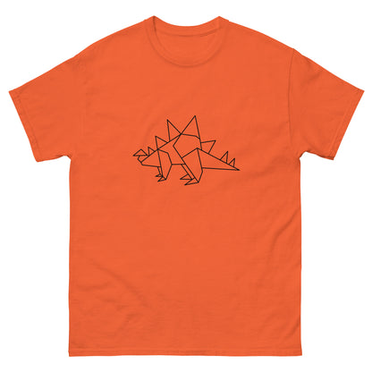 Stegosaurus (black) - Origami Series - Men's classic tee