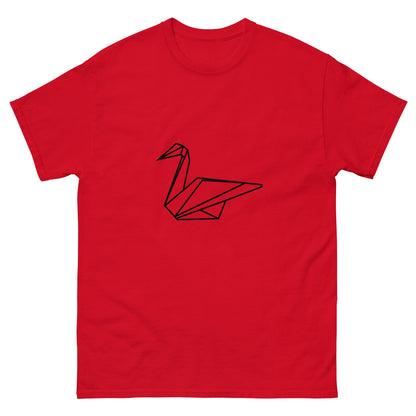 Swan (black) - Origami Series - Men's classic tee