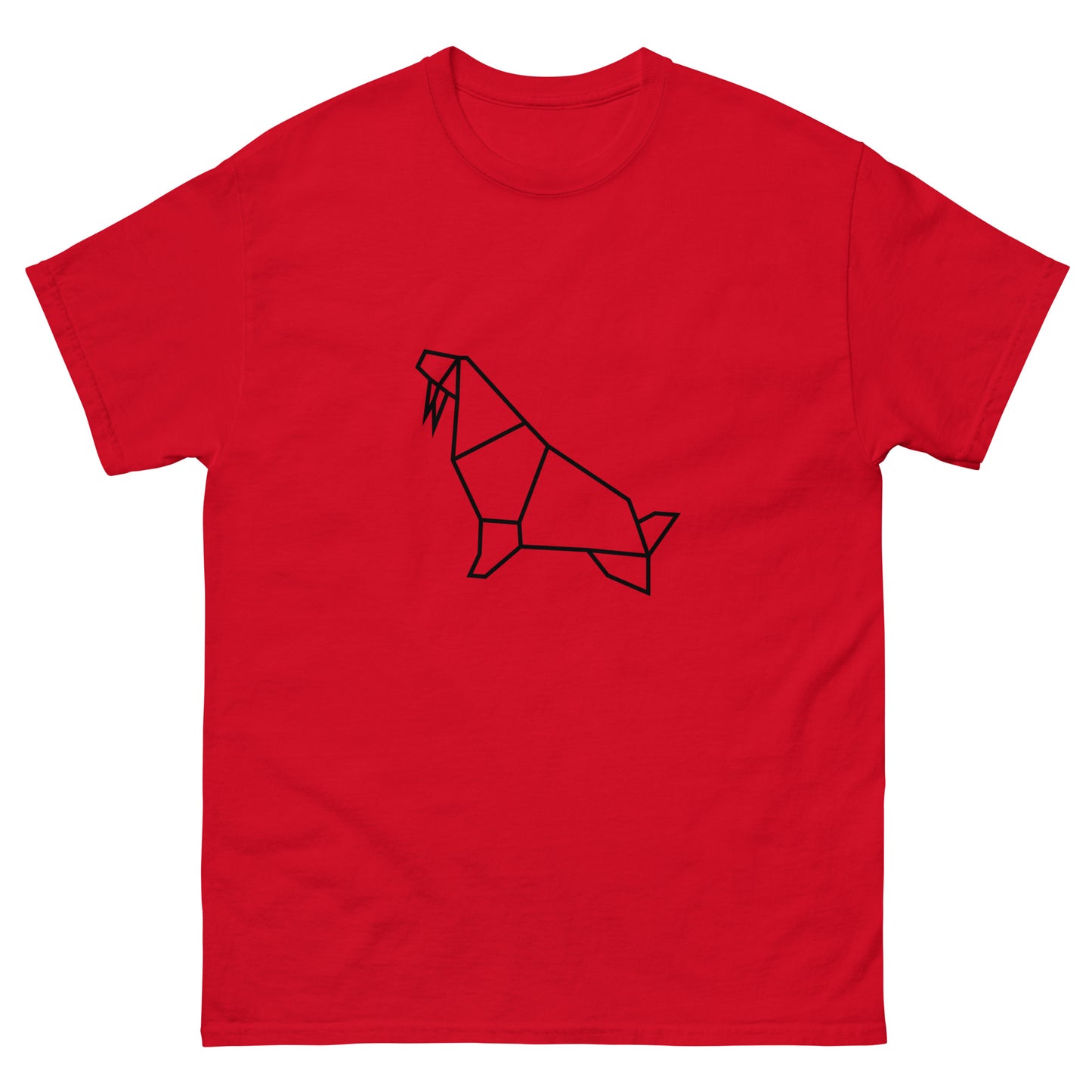 Walrus (black) - Origami Series - Men's classic tee