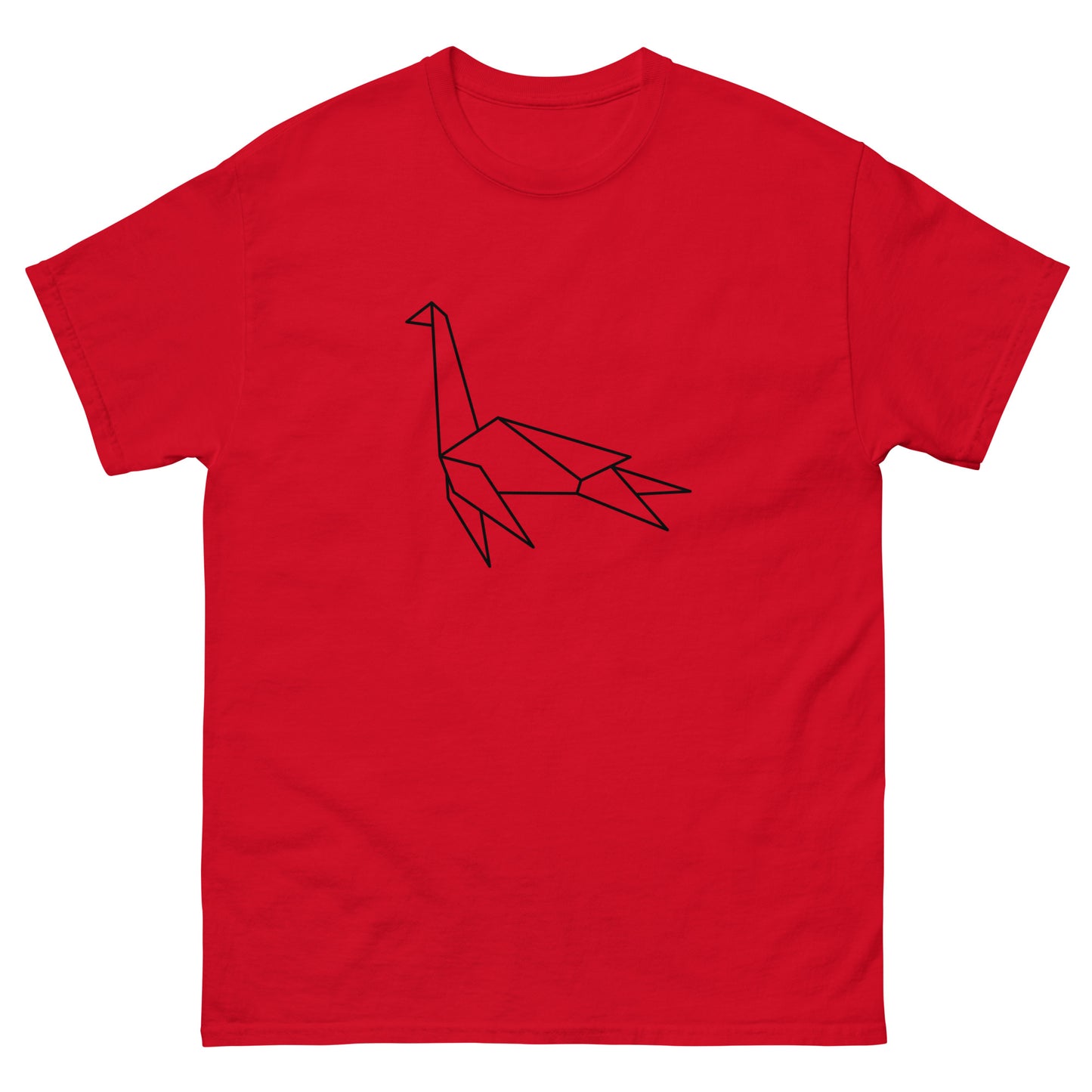 Plesiosaurus (black) - Origami Series - Men's classic tee