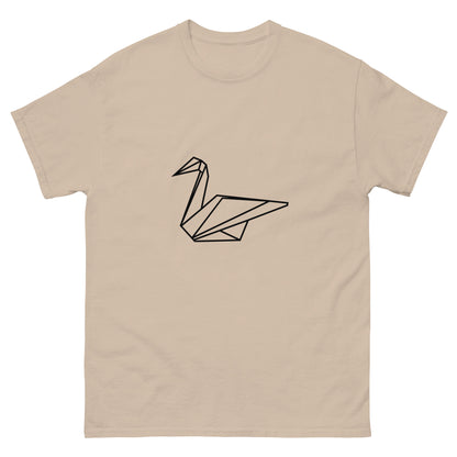 Swan (black) - Origami Series - Men's classic tee