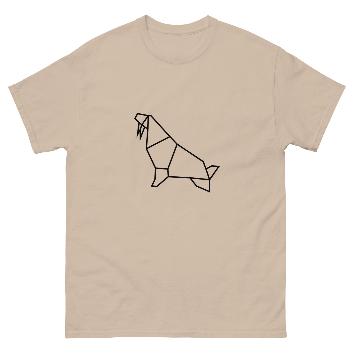 Walrus (black) - Origami Series - Men's classic tee