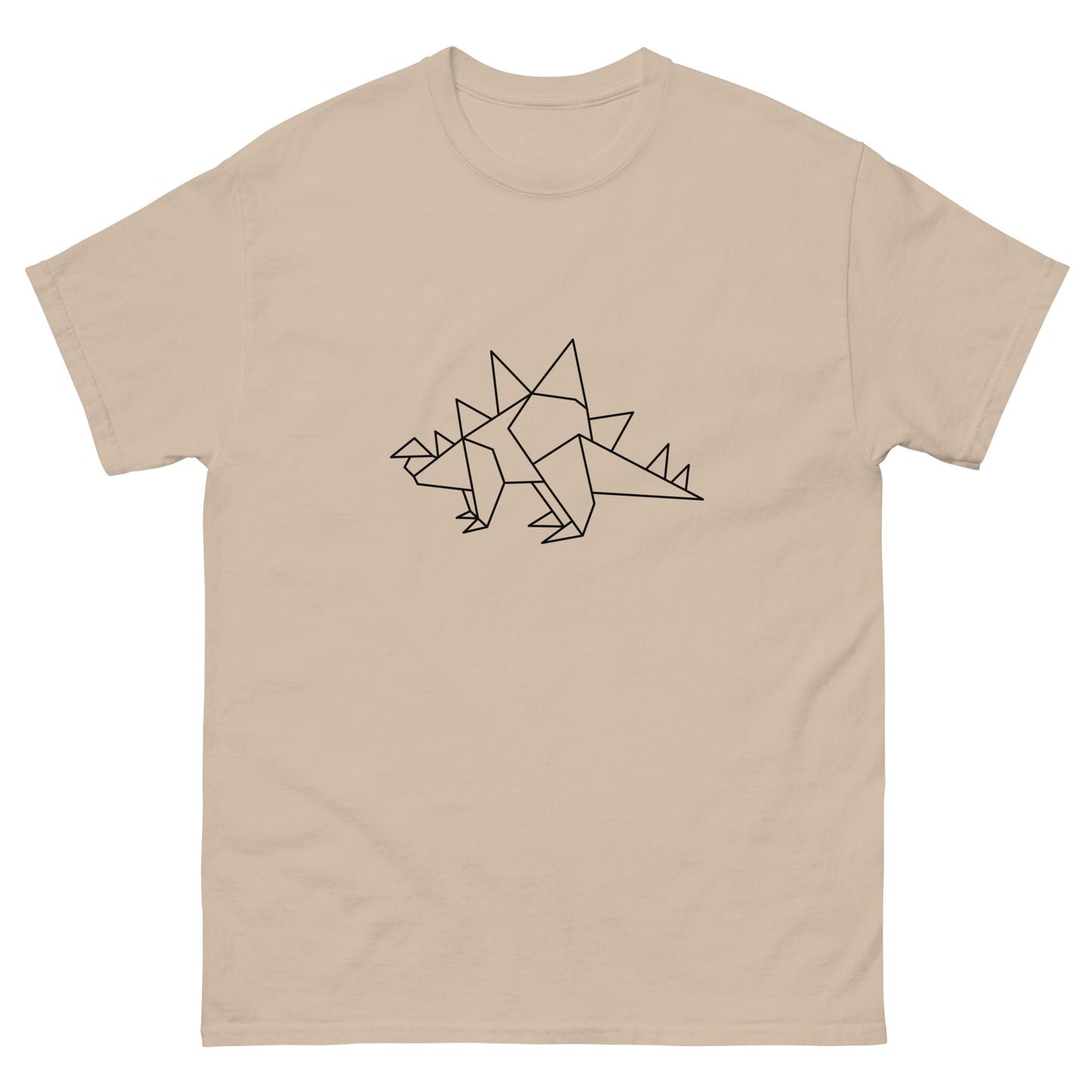 Stegosaurus (black) - Origami Series - Men's classic tee