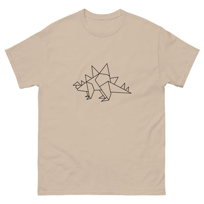 Stegosaurus (black) - Origami Series - Men's classic tee