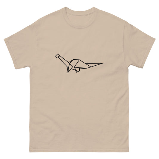 Brontosaurus (black) - Origami Series - Men's classic tee
