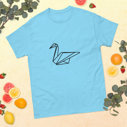 Swan (black) - Origami Series - Men's classic tee