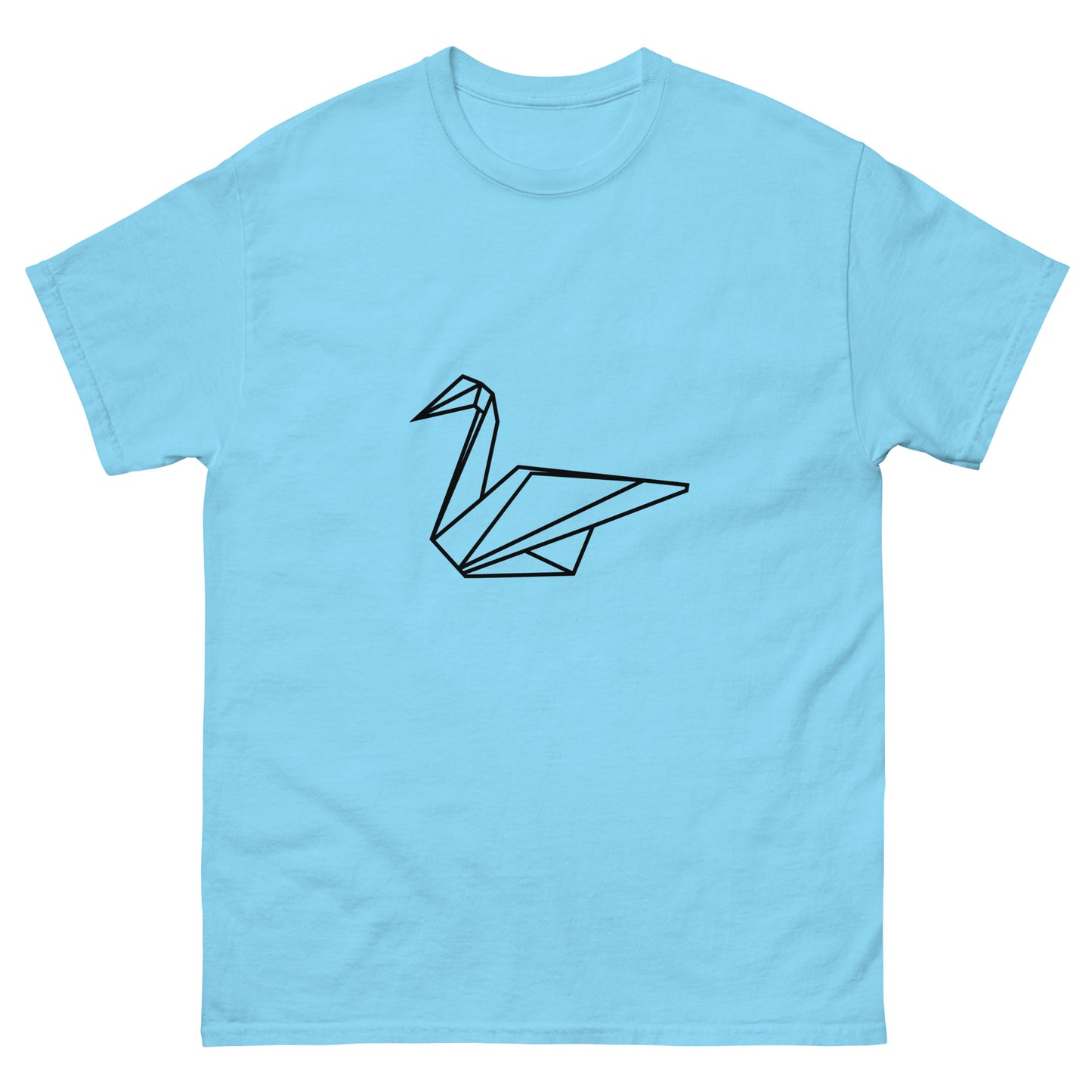 Swan (black) - Origami Series - Men's classic tee