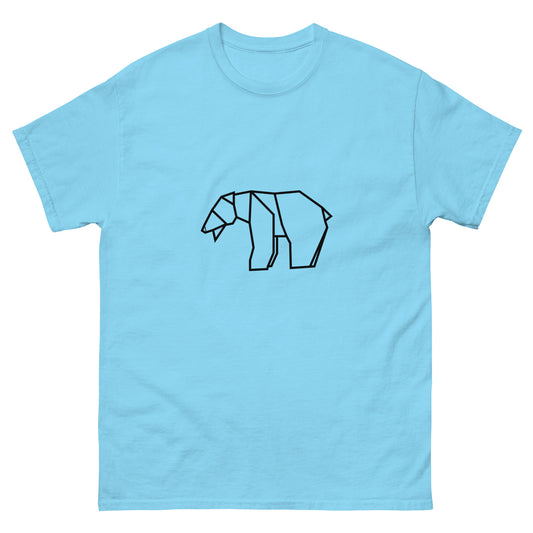 Bear (black) - Origami Series - Men's classic tee