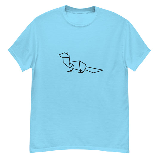 Ferret (black) - Origami Series - Men's classic tee