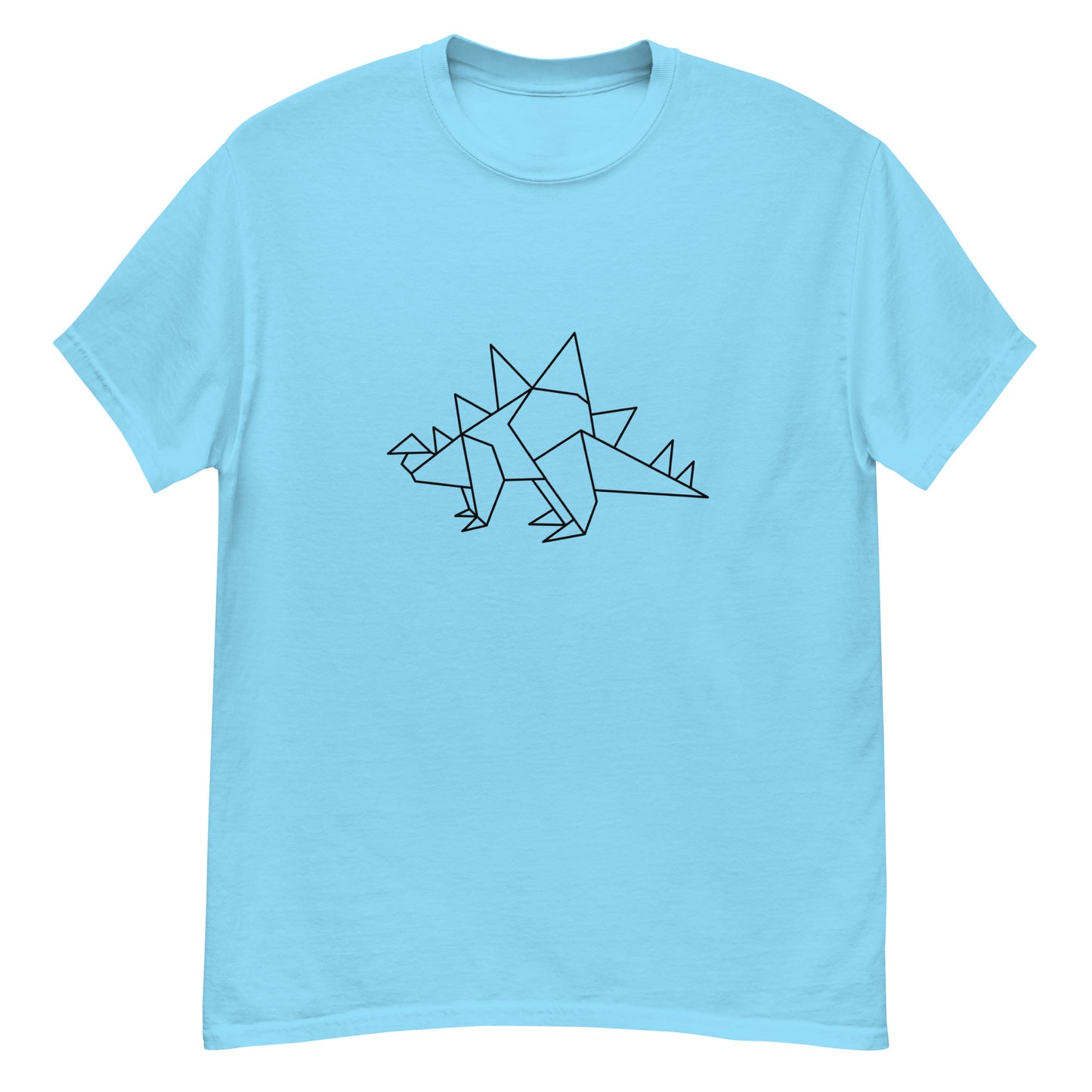Stegosaurus (black) - Origami Series - Men's classic tee