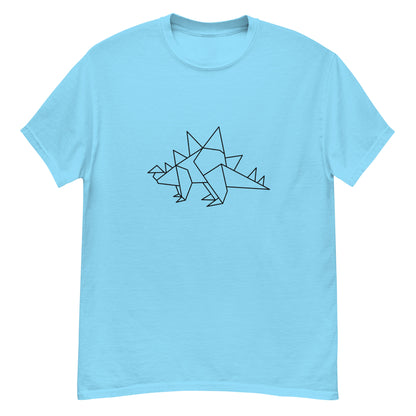 Stegosaurus (black) - Origami Series - Men's classic tee