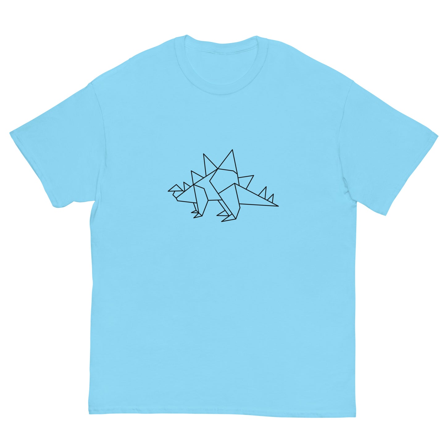 Stegosaurus (black) - Origami Series - Men's classic tee