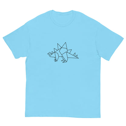 Stegosaurus (black) - Origami Series - Men's classic tee