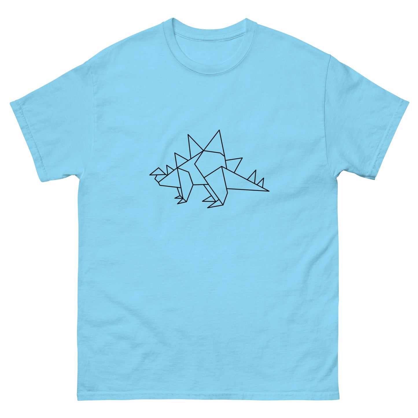 Stegosaurus (black) - Origami Series - Men's classic tee
