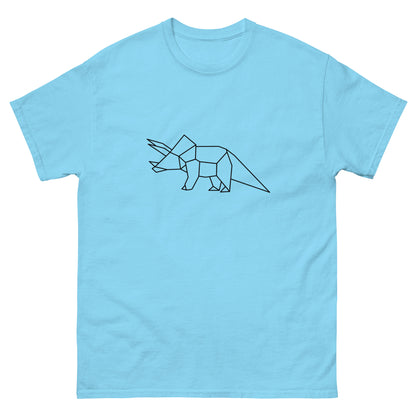 Triceratops (black) - Origami Series - Men's classic tee