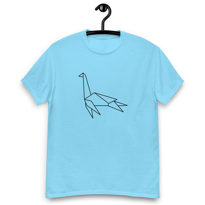 Plesiosaurus (black) - Origami Series - Men's classic tee