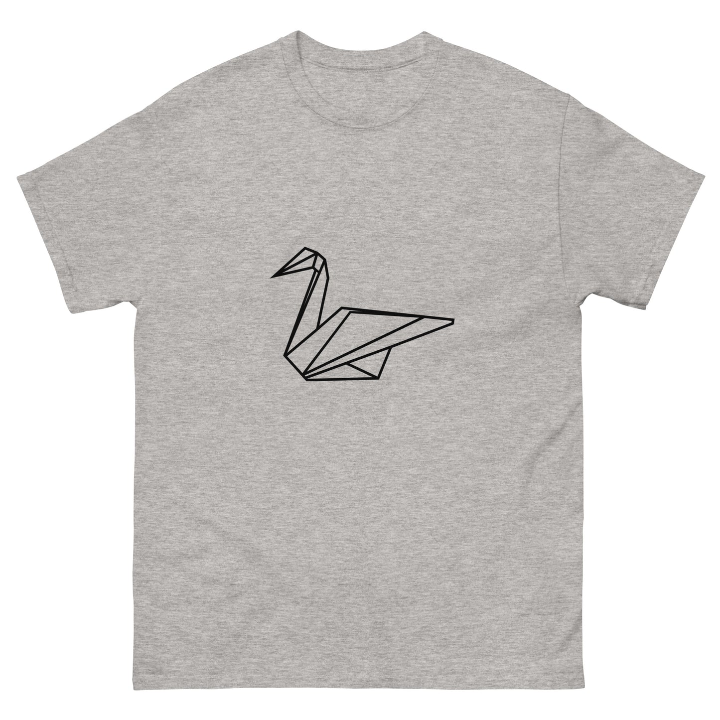 Swan (black) - Origami Series - Men's classic tee
