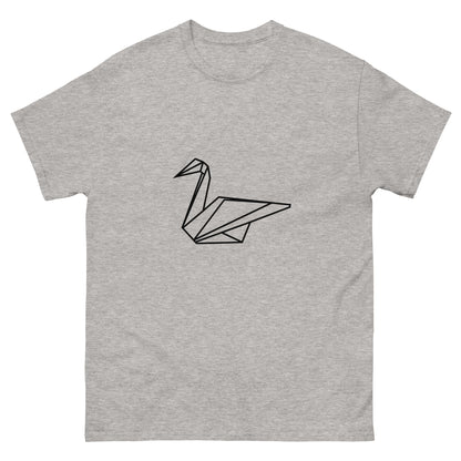 Swan (black) - Origami Series - Men's classic tee