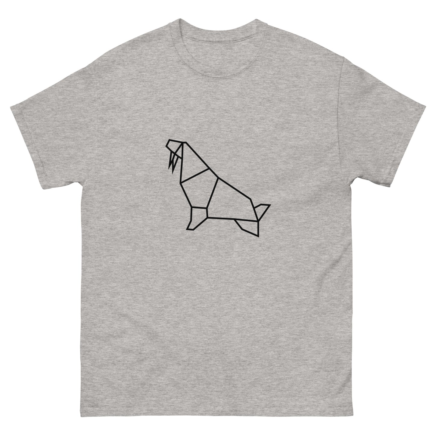 Walrus (black) - Origami Series - Men's classic tee