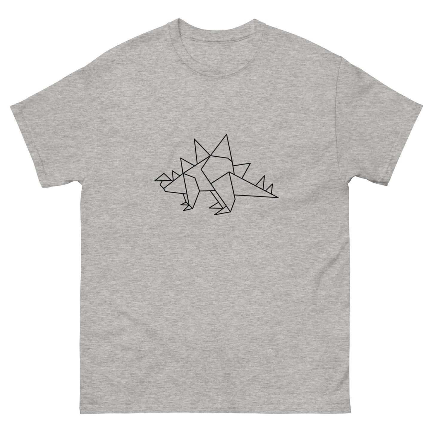 Stegosaurus (black) - Origami Series - Men's classic tee