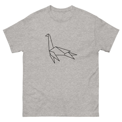 Plesiosaurus (black) - Origami Series - Men's classic tee