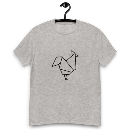 Rooster (black) - Origami Series - Men's classic tee