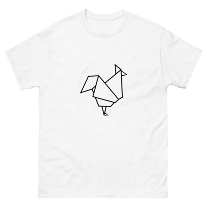 Rooster (black) - Origami Series - Men's classic tee
