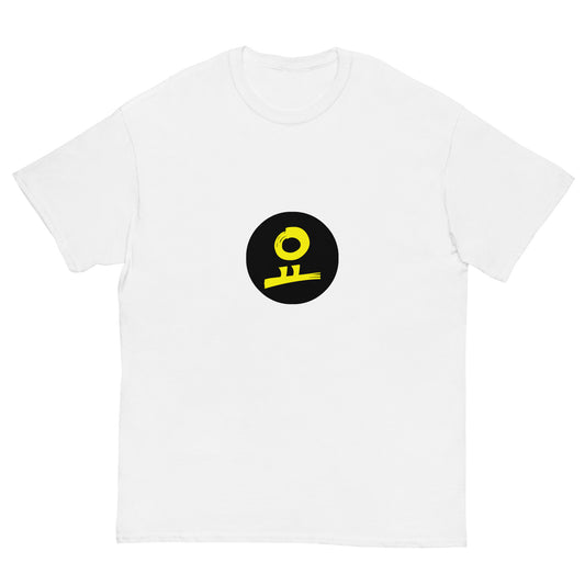 요 Yellow Black Fill Circle Stamp